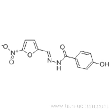 Benzoic acid,4-hydroxy-, 2-[(5-nitro-2-furanyl)methylene]hydrazide CAS 965-52-6